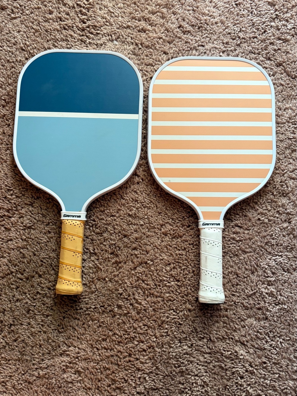 Paddle Set - Blue & Peach Pickleball Paddles